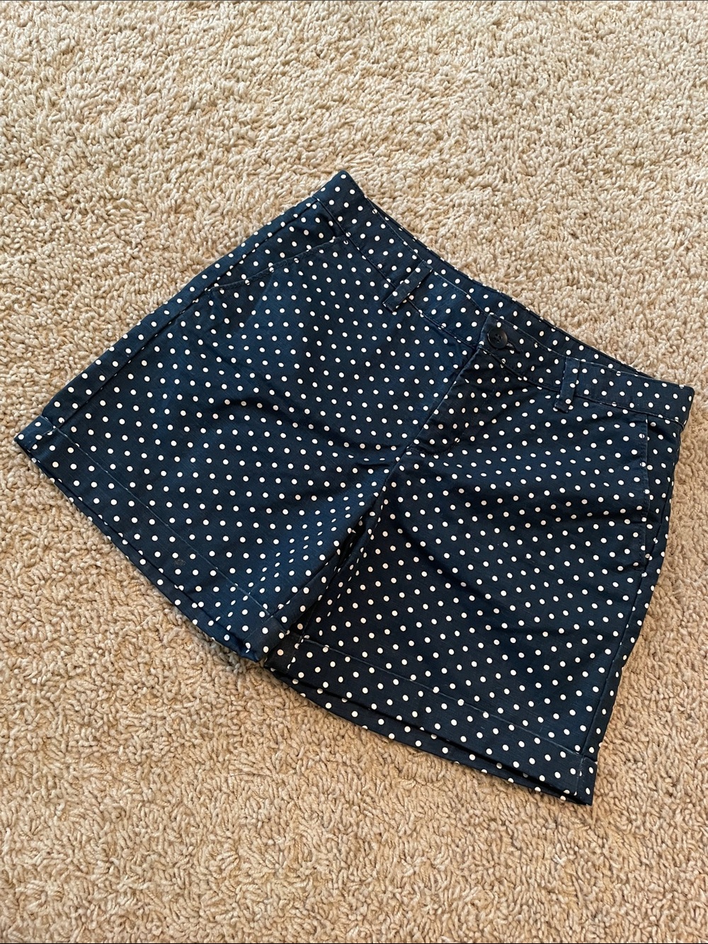 GAP Kids Navy Polka Dot Children’s Shorts, size 14